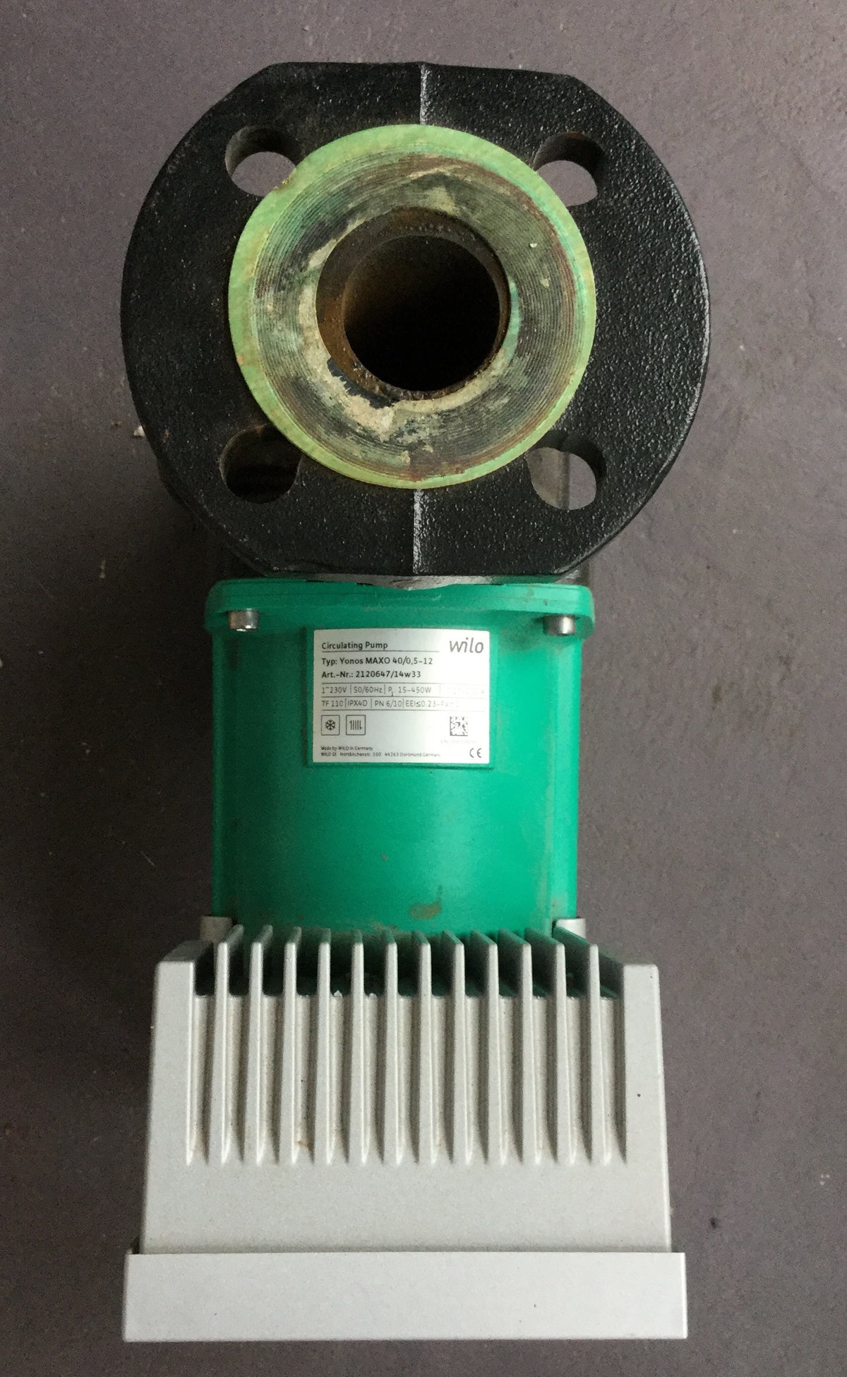 WILO YONOS MAXO 40/0,5-12 250 2120647 Heating Circulator USED #1107