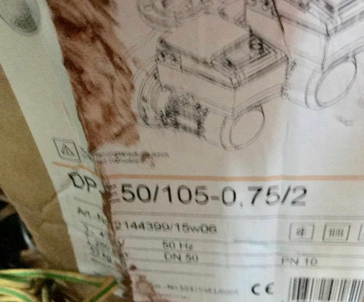 Wilo VeroTwin DP-E 50/105-0.75/2 2144300 Dn50 In Line Pump 415v #1785