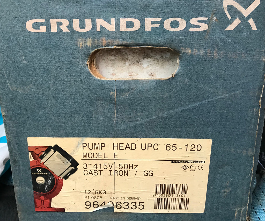 Grundfos Replacement Pump Head UPC UPCD 65-120 415v 96406335 #2607