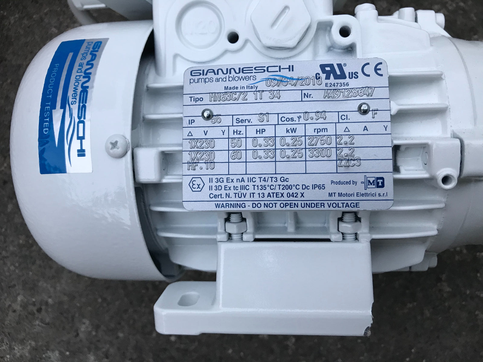 Jabsco Xylem Gianneschi AQM2-230 water pressure system booster pump #1044