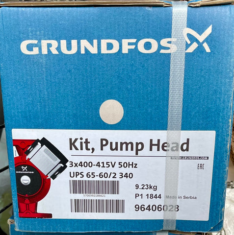 Grundfos UPS/UPSD 65-60/2 Circulator Replacement Pump Head 415V (96406028) #2785/4070