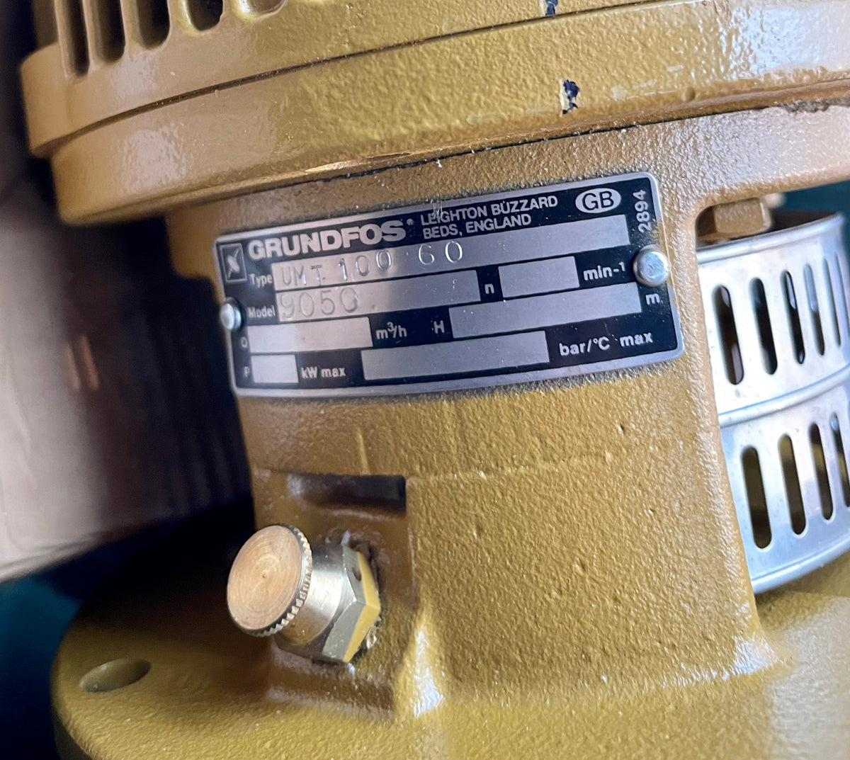 Grundfos UMT 100-60 Replacement Pump Head 415v #3116