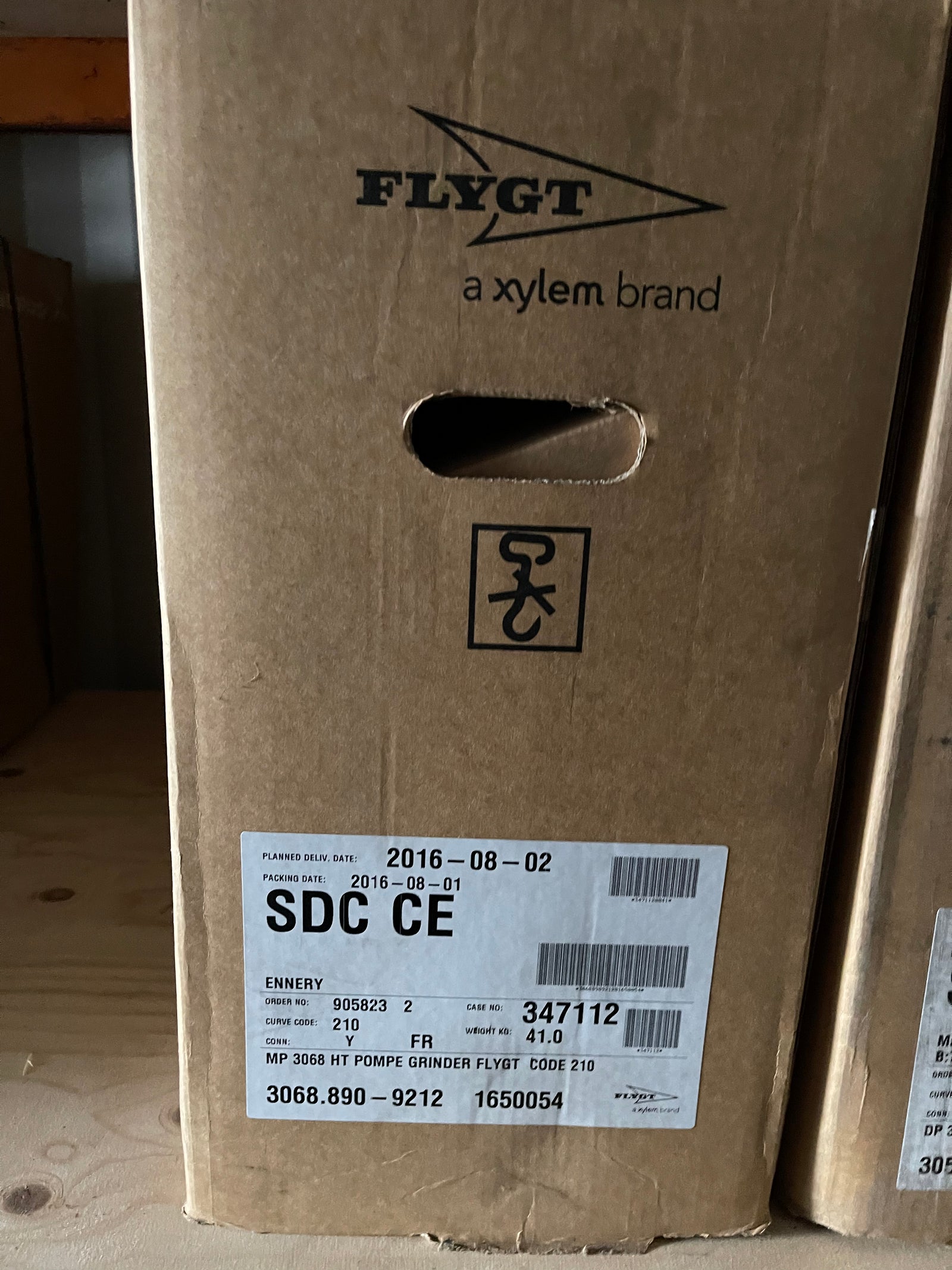 Flygt MP 3068.890 HT 210 2.4KW 3PH Submersible Grinder Pump DN50 #3417 VAT