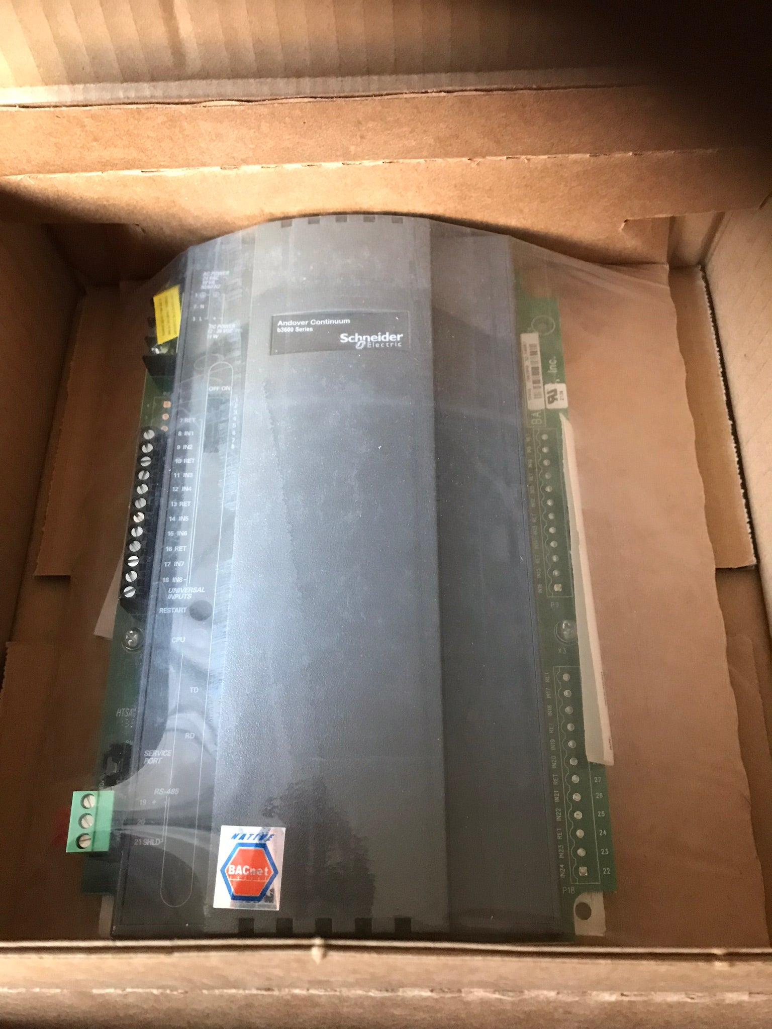 B3608 Bacnet Controller b3600 Series Andover Controls Schneider #1141