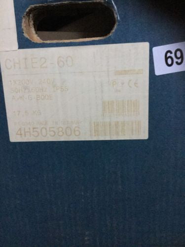 Grundfos Chie 2-60 1ph Horizontal Multi Stage Variable Speed Pump 4h505806 Stainless Steel 240v #69