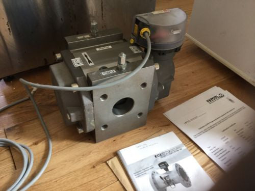 Vemm tec flanged rotary gas turbine meter RVG G16 Pulse elster Dn50 Pn16