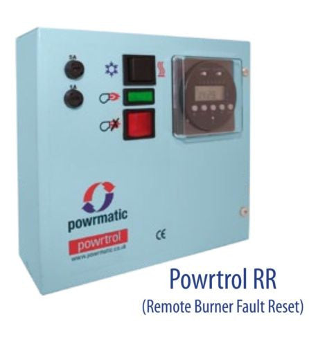 Powrmatic Powrtrol Control Unit Remote Reset Controls Remote Burner Time Clock