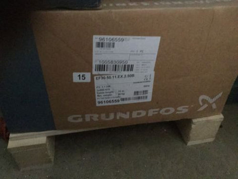 Grundfos Ef 30.50.11.ex.2.50b Waste water Pump Drain 3ph Effluent auto adapt submersible 96106559