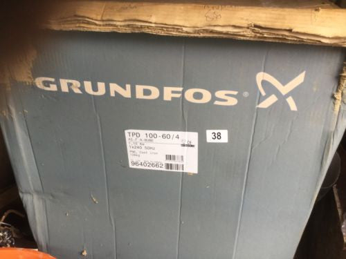 Grundfos TPD 100-60/4 A F A BUBE 1.1kw twin head in line 4 pole 96402662 Pump #38