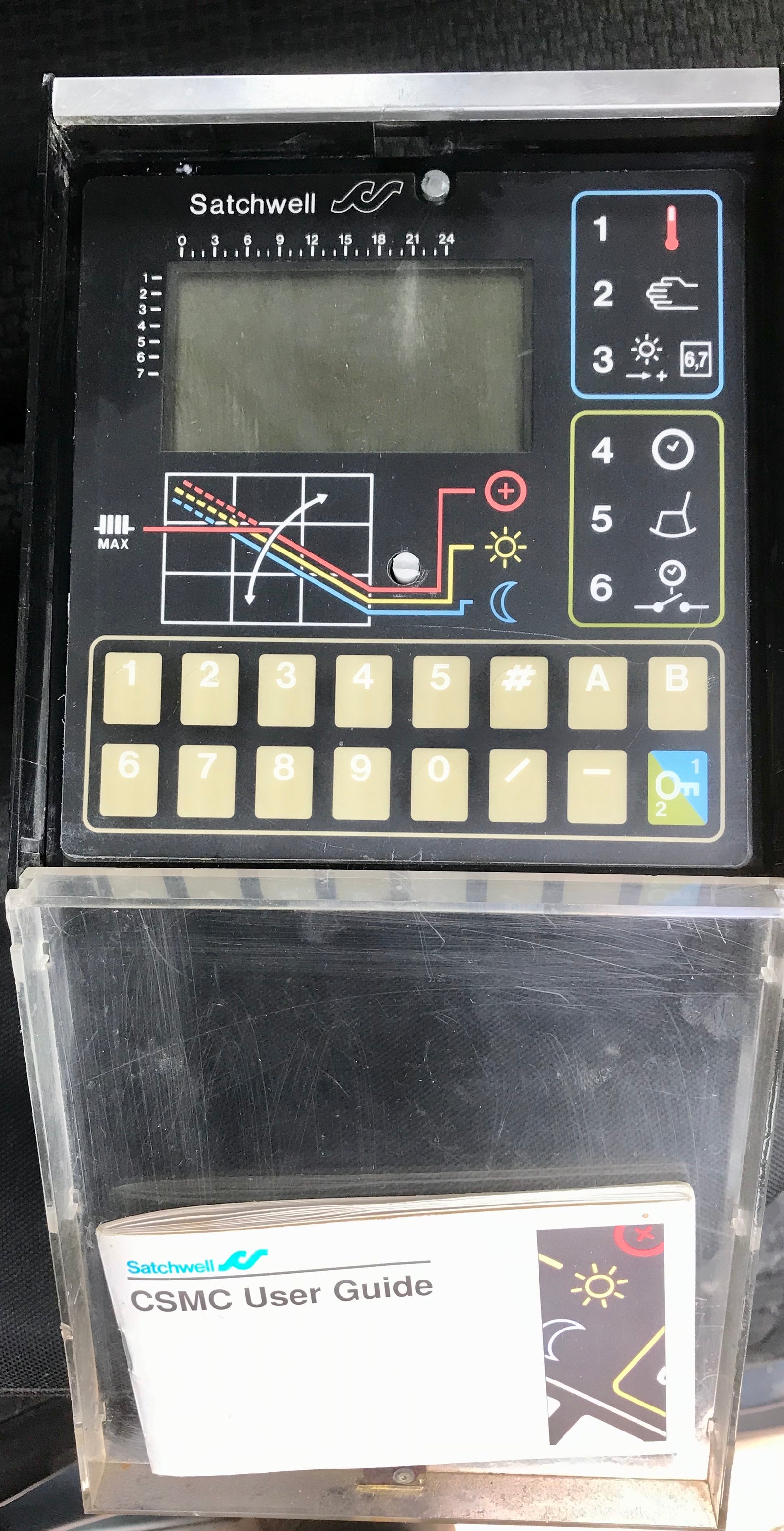 Schneider Satchwell CSMC 3804 Climatronic compensator Control panel #2622