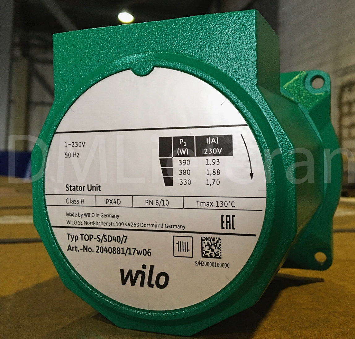 Wilo Pump Replacement Head stator unit TOP-S/SD 40/7 2040881 230v #1537 VAT