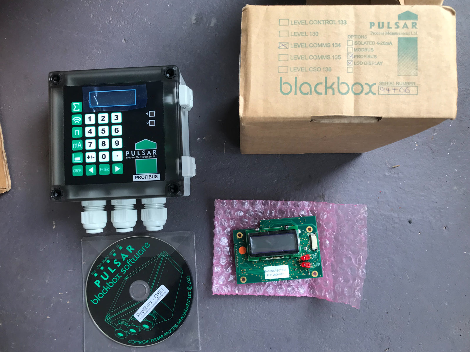 Pulsar Process Measurement Black box 134 Level Comms Profibus #832