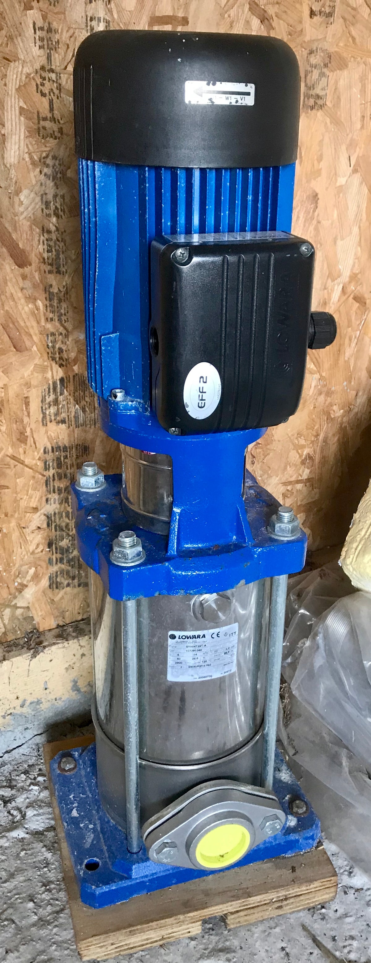 SV804T22T/A 2.2kw 415v Vertical Multistage Pump #2373