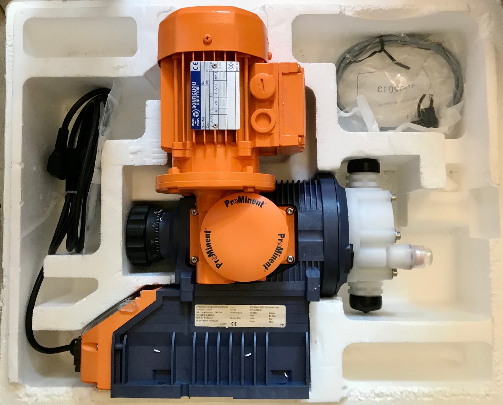 Prominent Sigma1 Metering Dosing Pump S1CAH04120PVTS010UA41000 #1956