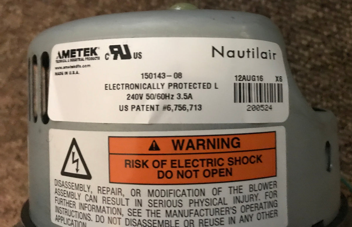 AMETEK blower 150143 centrifugal fan #1701