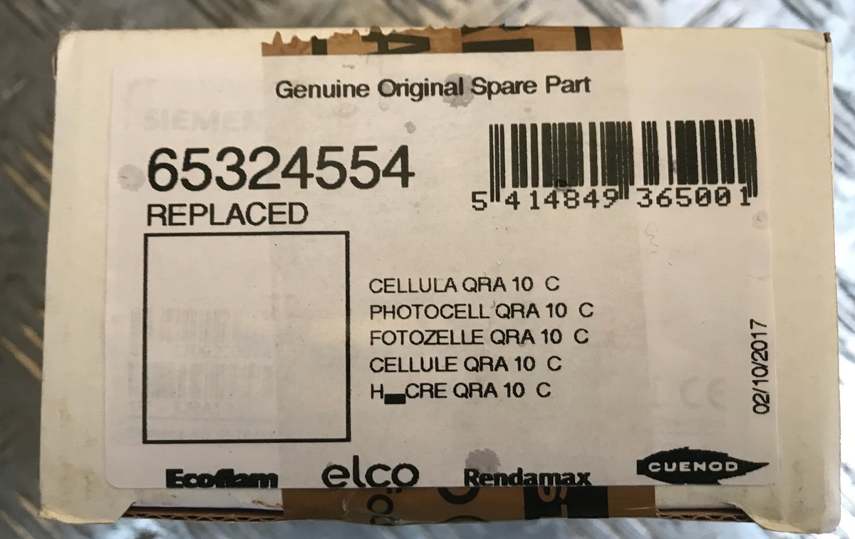 Siemens Landis QRA 10.C UV Photocell Flame Sensor  #1405