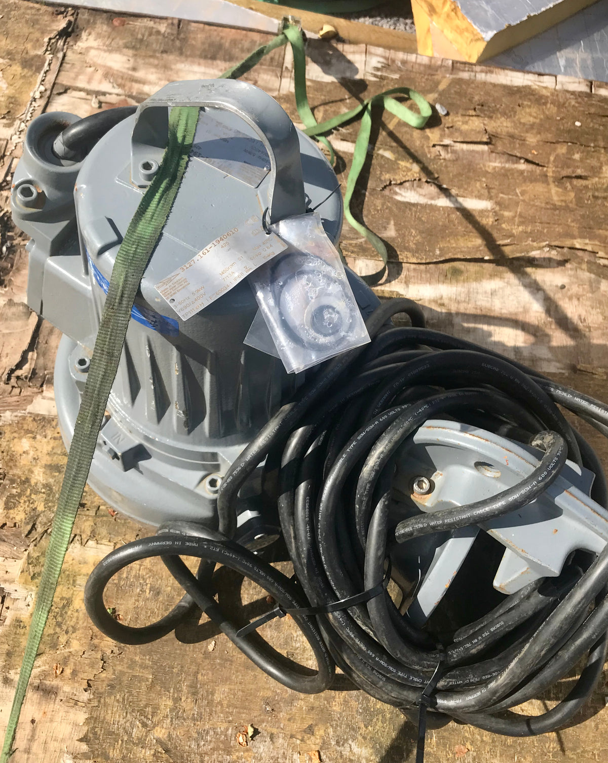 Flygt LT 3127.161 425 5.9kw submersible waste water pump #2500