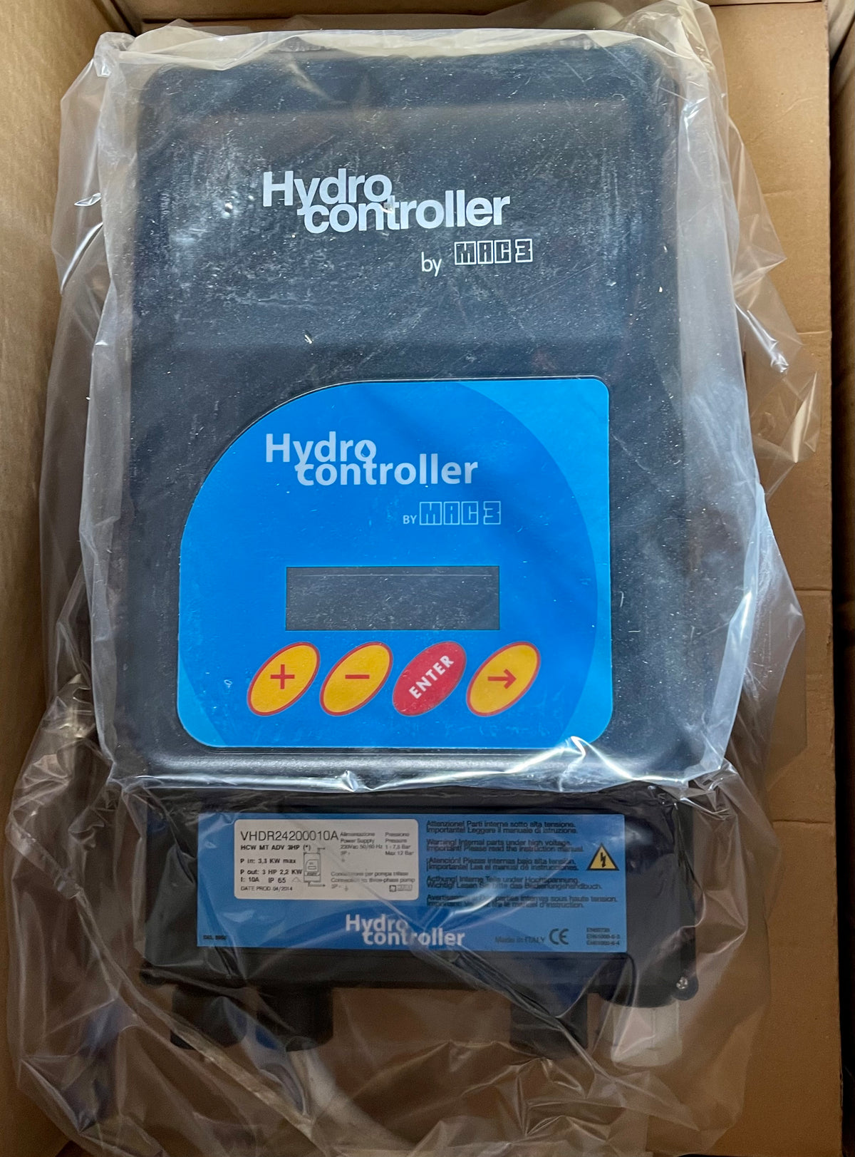 MAC 3 HYDRO CONTROLLER 2.2KW 230V 10A 3HP HCW MT ADV Inverter Pump VFD VSD #3264