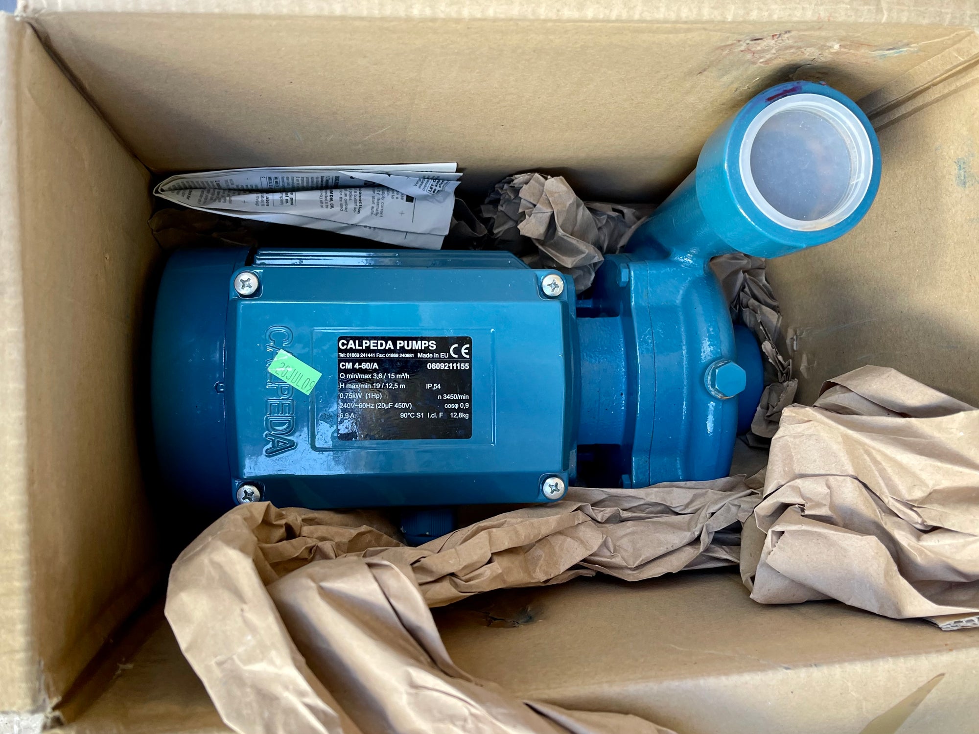 Calpeda CM 4/A 230v Centrifugal Pump #2830