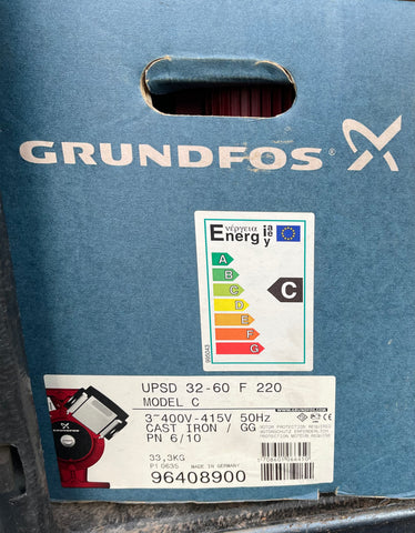 Grundfos UPSD 32-60 F 96408900 Circulator Pump 415v #2791
