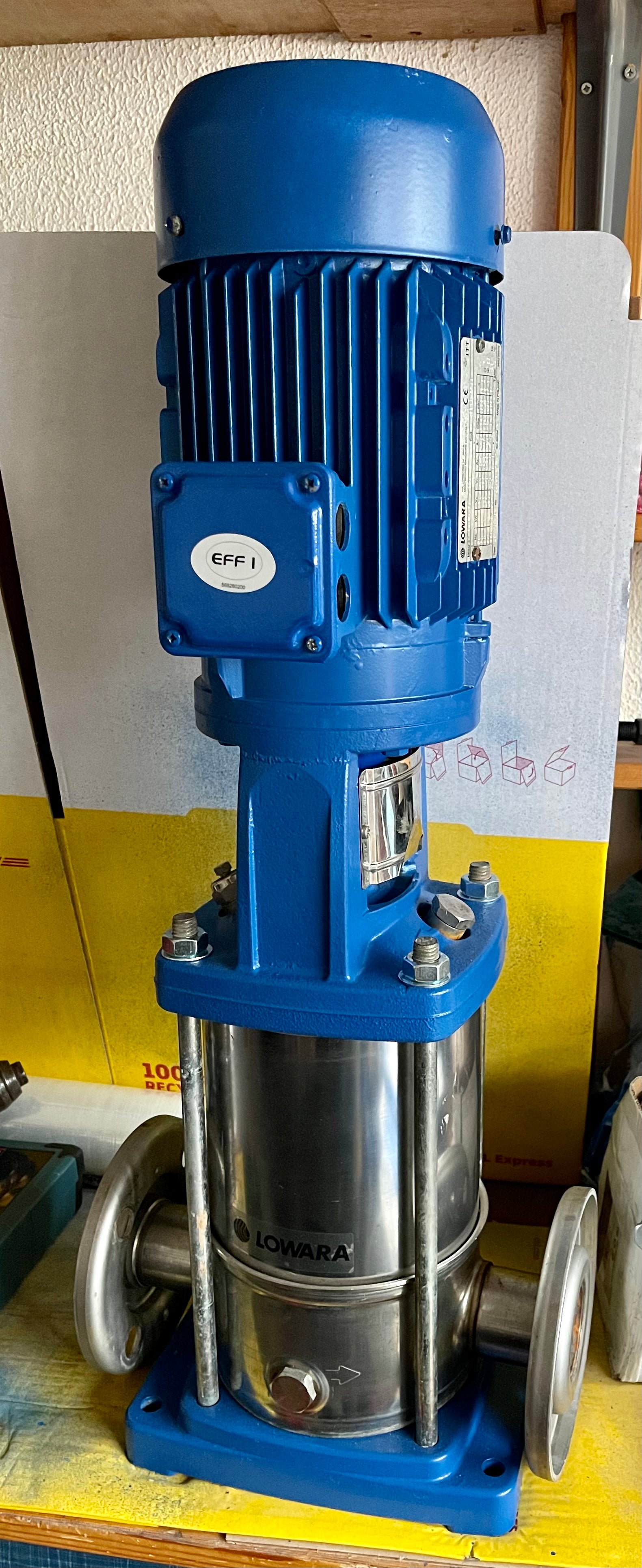 Lowara 15SV03 F030T Vertical Multistage Pump 3kw 415v 1216L1421YXXXTD #3351 Used