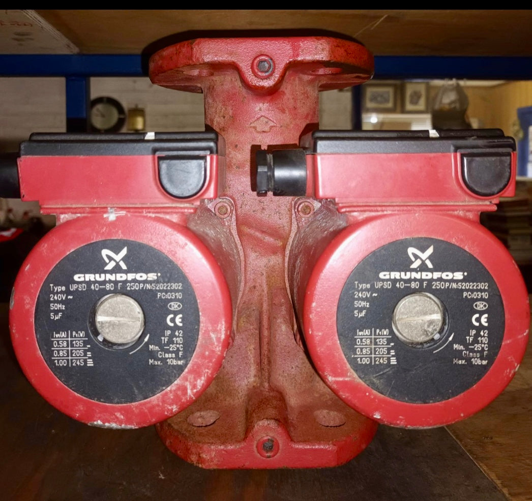 Grundfos UPSD 40-80 F Twin Circulator Pump 240V 52022302 #3383