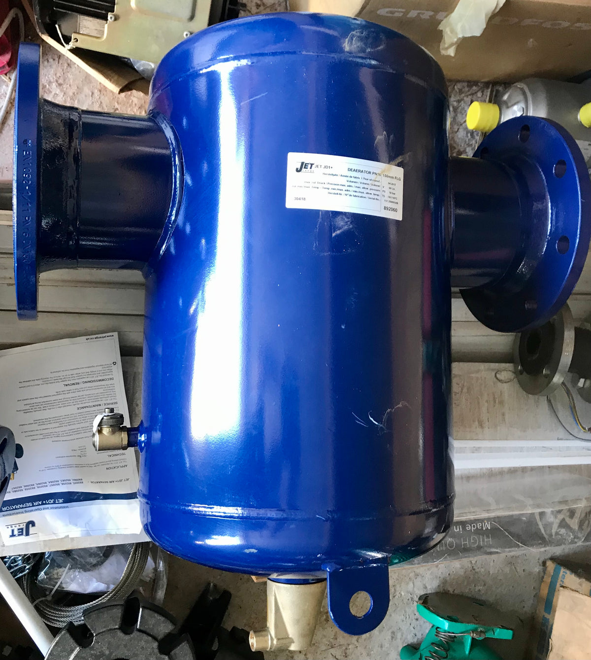 Wolseley Jet Jd1 Deaerator Pn16 150mm Flanged 892060 #2639