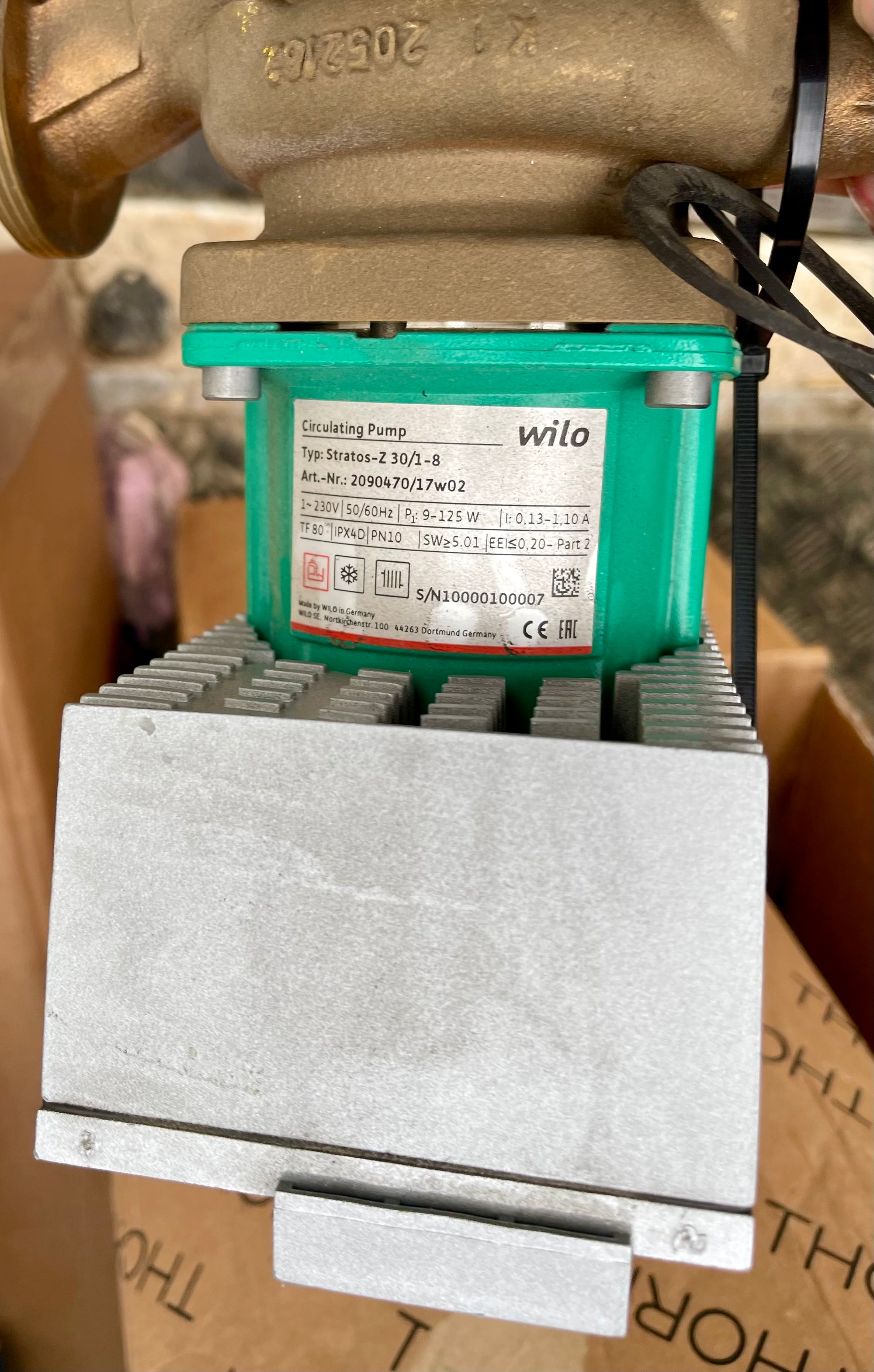 Wilo Stratos Z 30/1-8 2090470 230v Red Brass Circulator Pump #2723