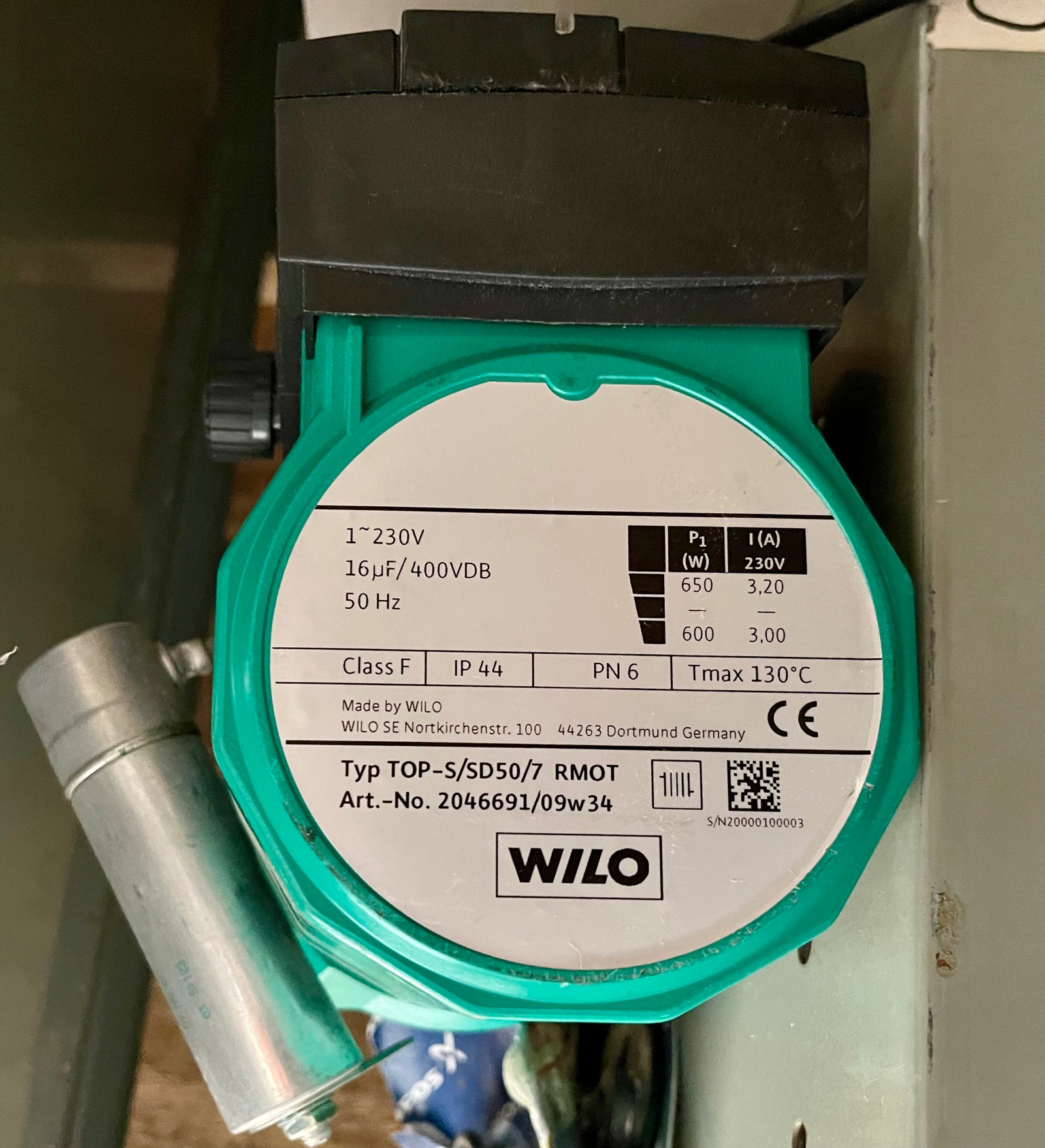 Wilo TOP S/SD 50/7 Circulator Pump Replacement Head 240v 2046691 #2800