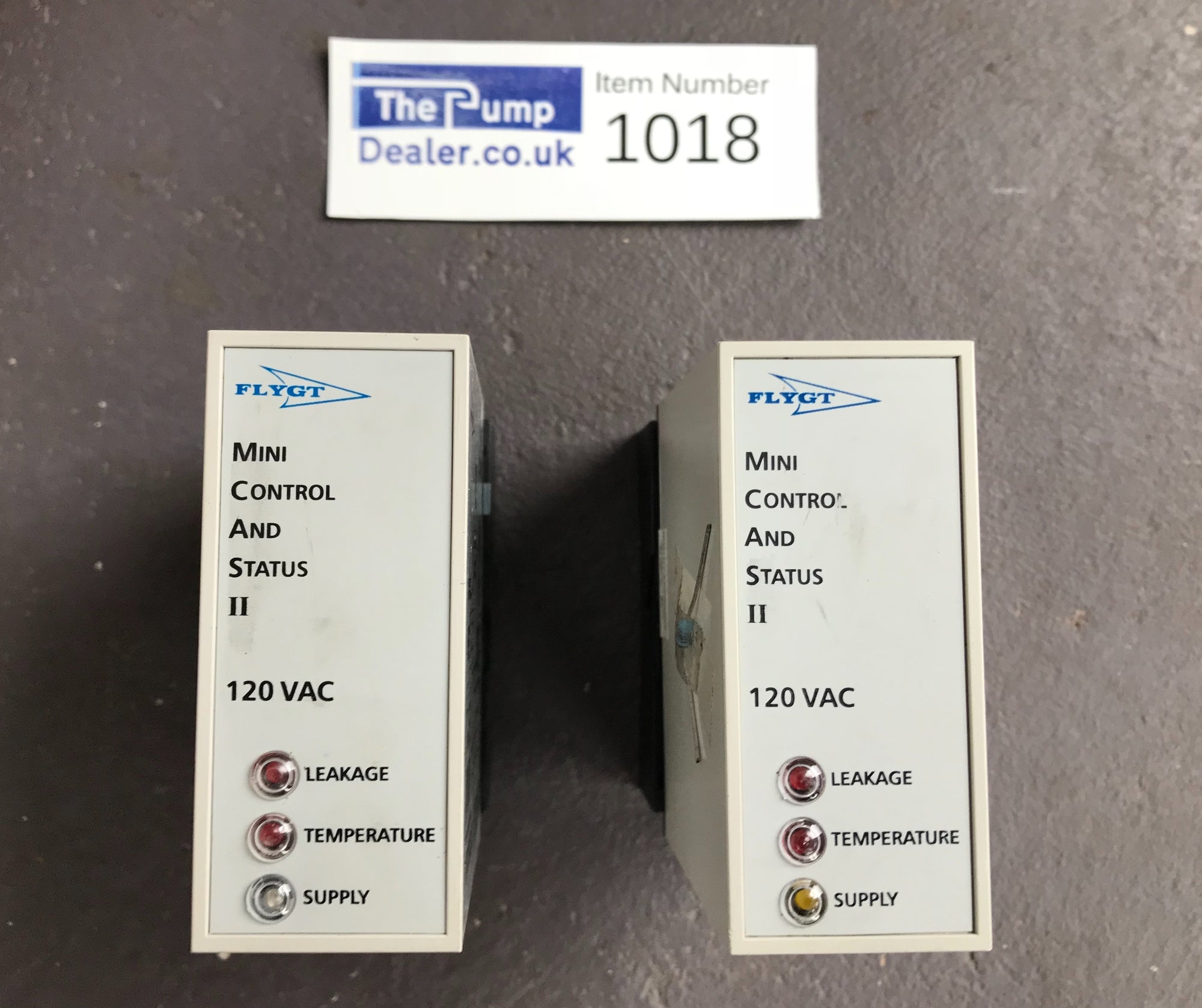 Minicas Double Sensor Flygt MiniCAS II Pump sensor monitor 120vac #1018 - The Pump Dealer