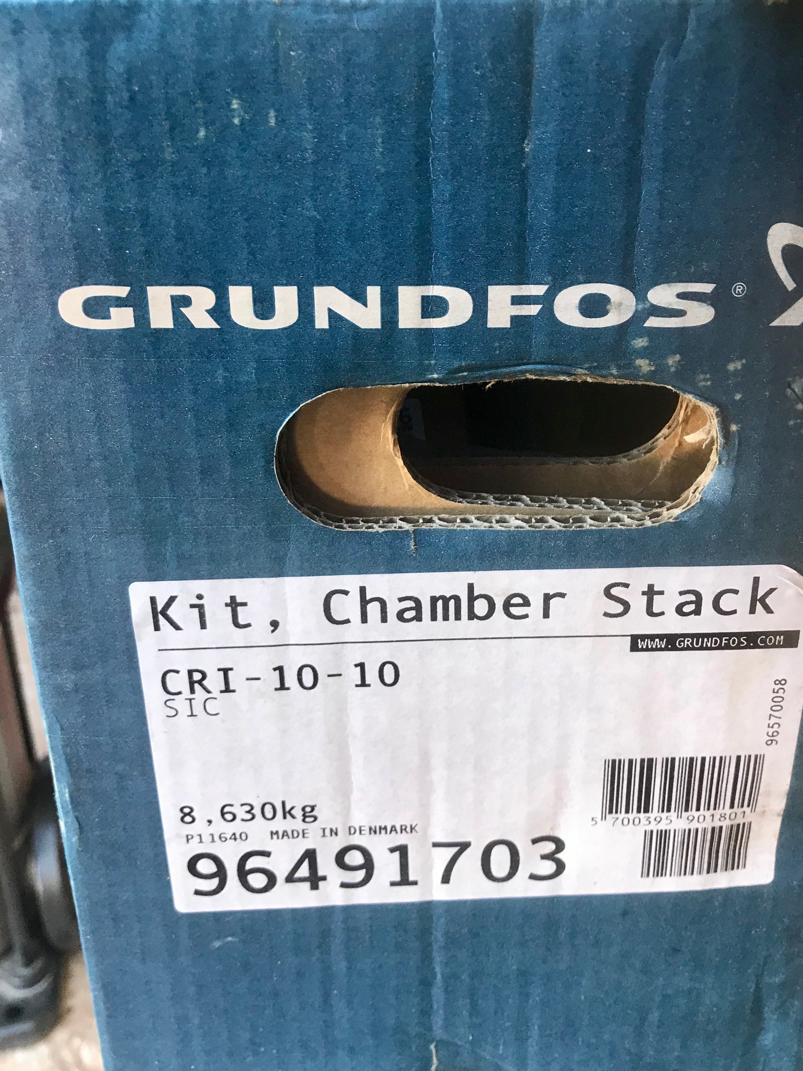 GRUNDFOS CRI 10-10 CHAMBER STACK KIT 96491703 #2443