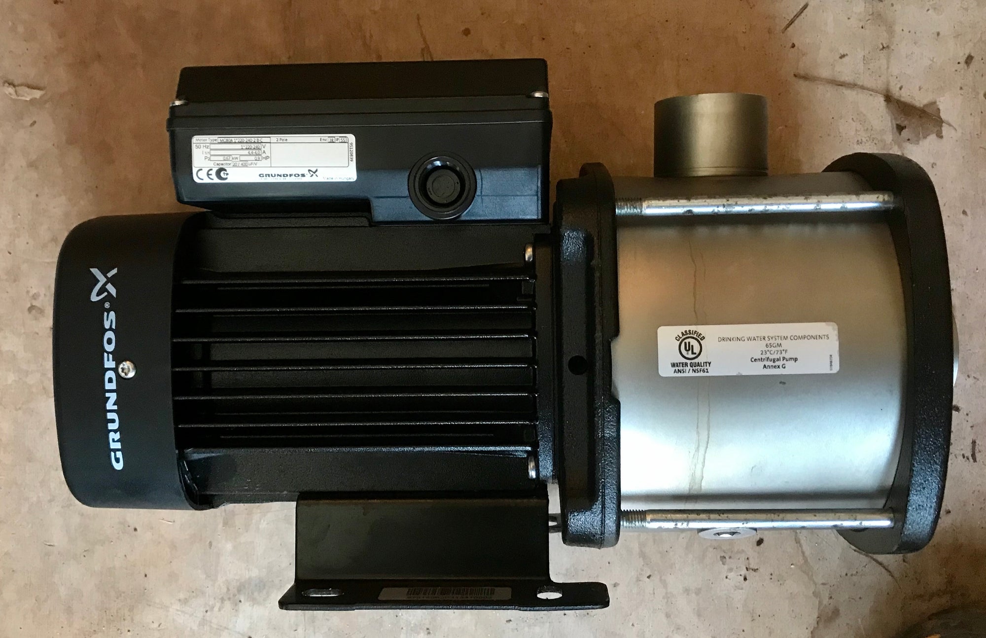 Grundfos CM 10-1 A R I E AQQE FAAN 97515062 Horizontal Multi-stage Pump 240v #2145