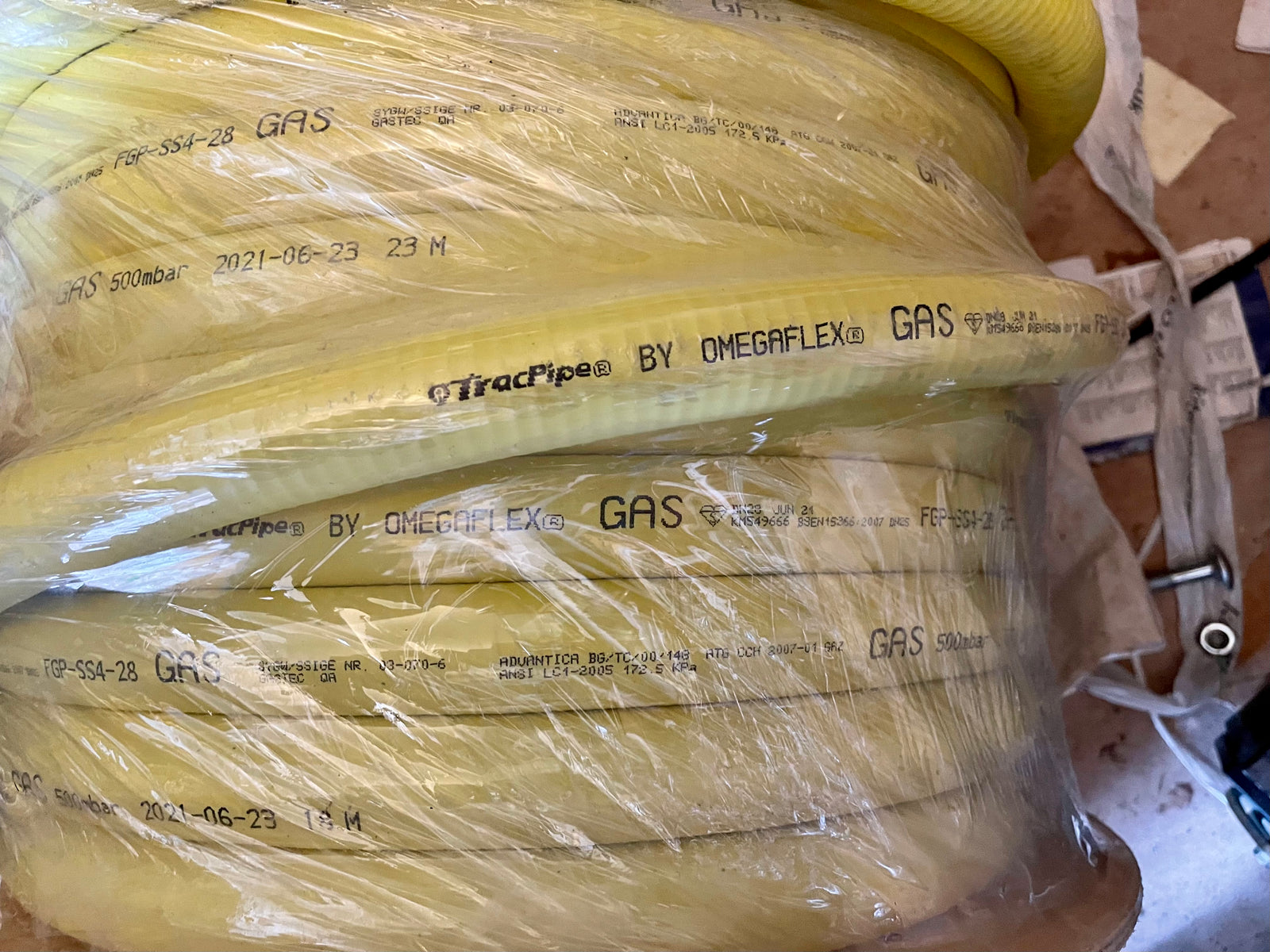 Omegaflex TracPipe 30m Coil Flexible Gas Pipe - 28mm DN28 FGP-SS4-28-30 #2761