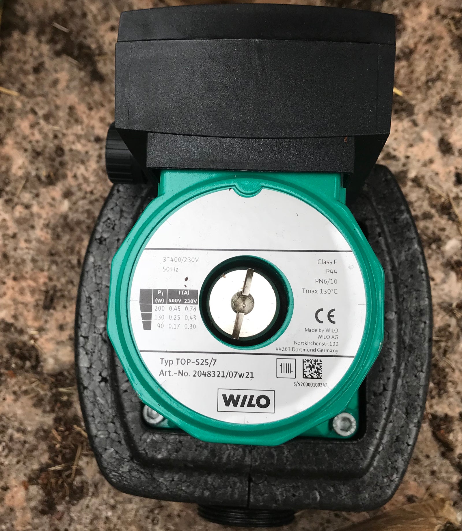 Wilo Pump TOP-S/SD 25/7 2048321 415v #1529