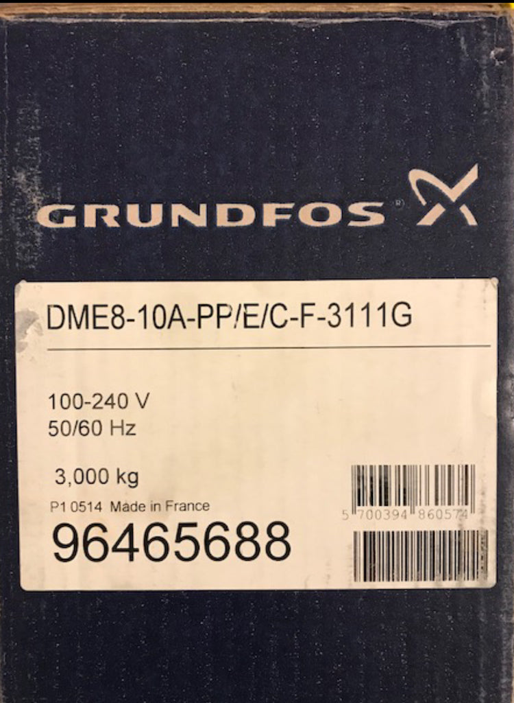 Grundfos Dosing Pump DME 8-10 A 96465688 #644