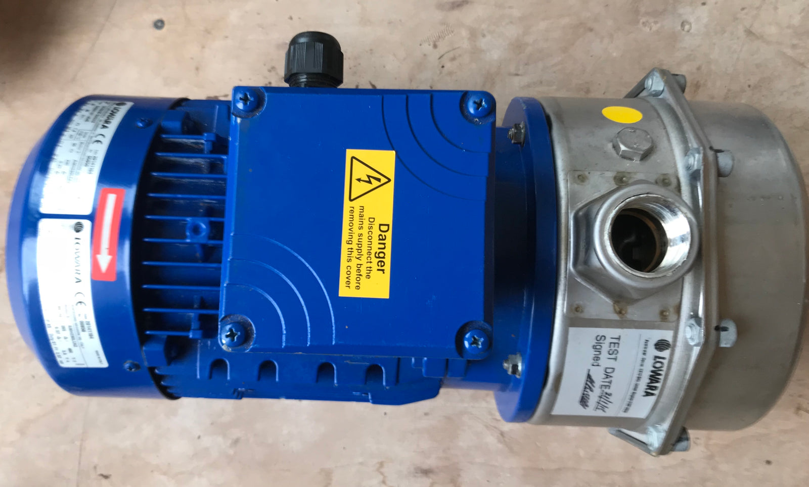 Lowara CA 706/35 Horizontal Home Booster End Suction 415v Stainless Pump #1318