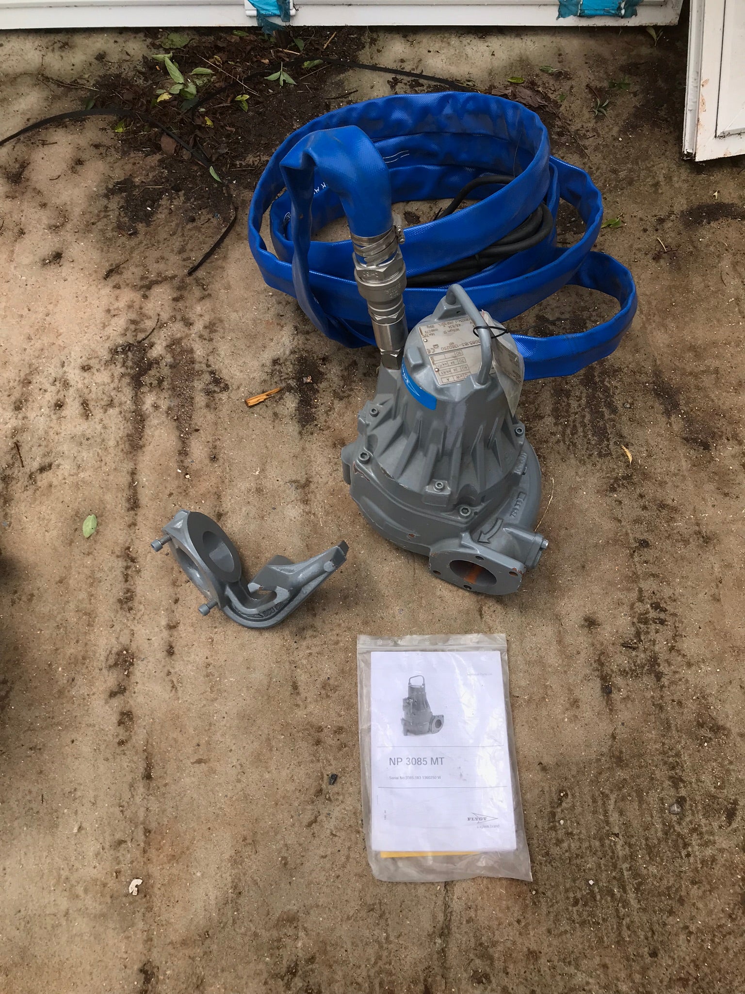 Flygt NP 3085.183 461 MT 2kw 400v  submersible waste water pump #970