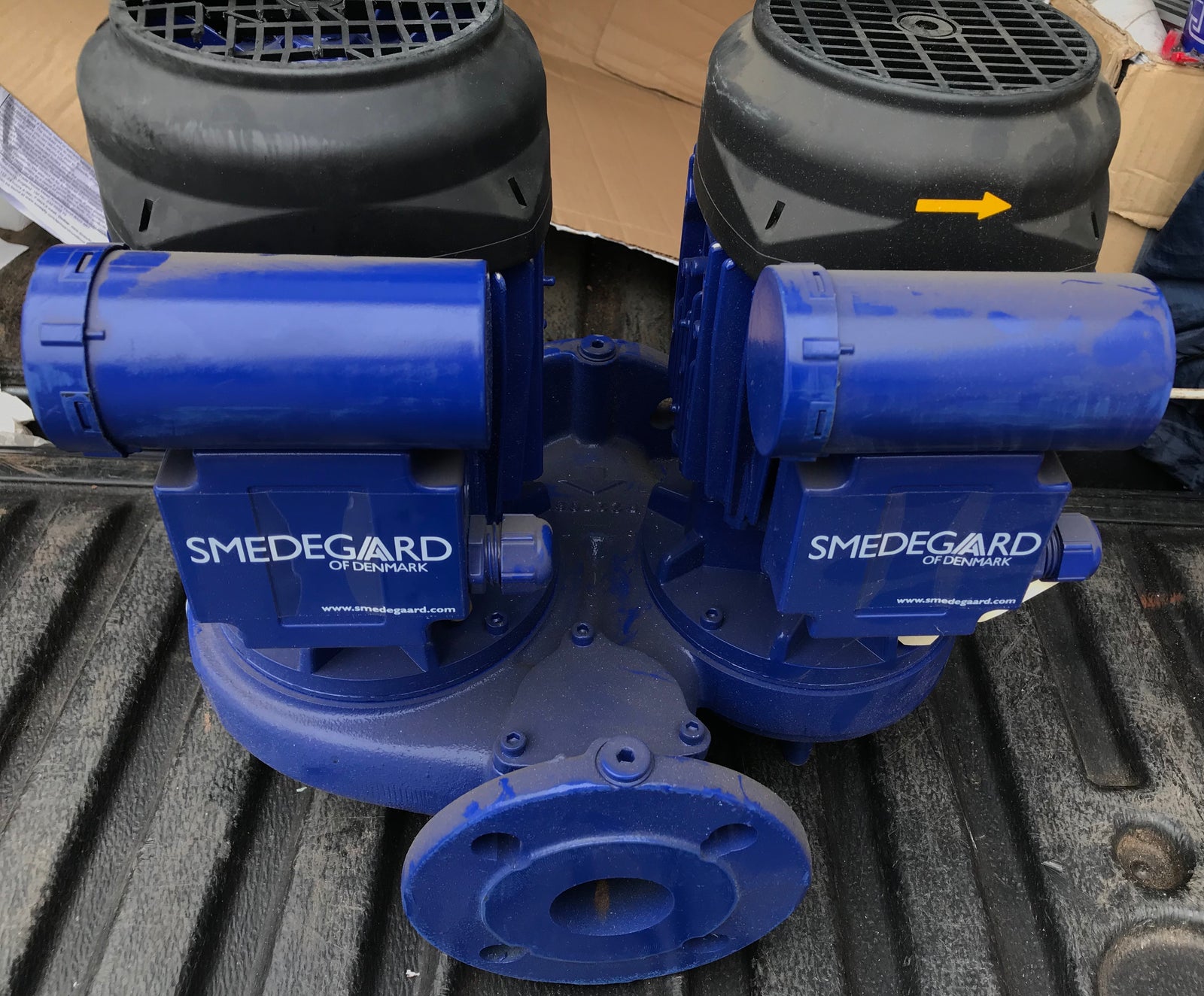 Smedegaard Omega 5-110-2D 1.1KW SINGLE STAGE IN LINE 240v #1645 VAT