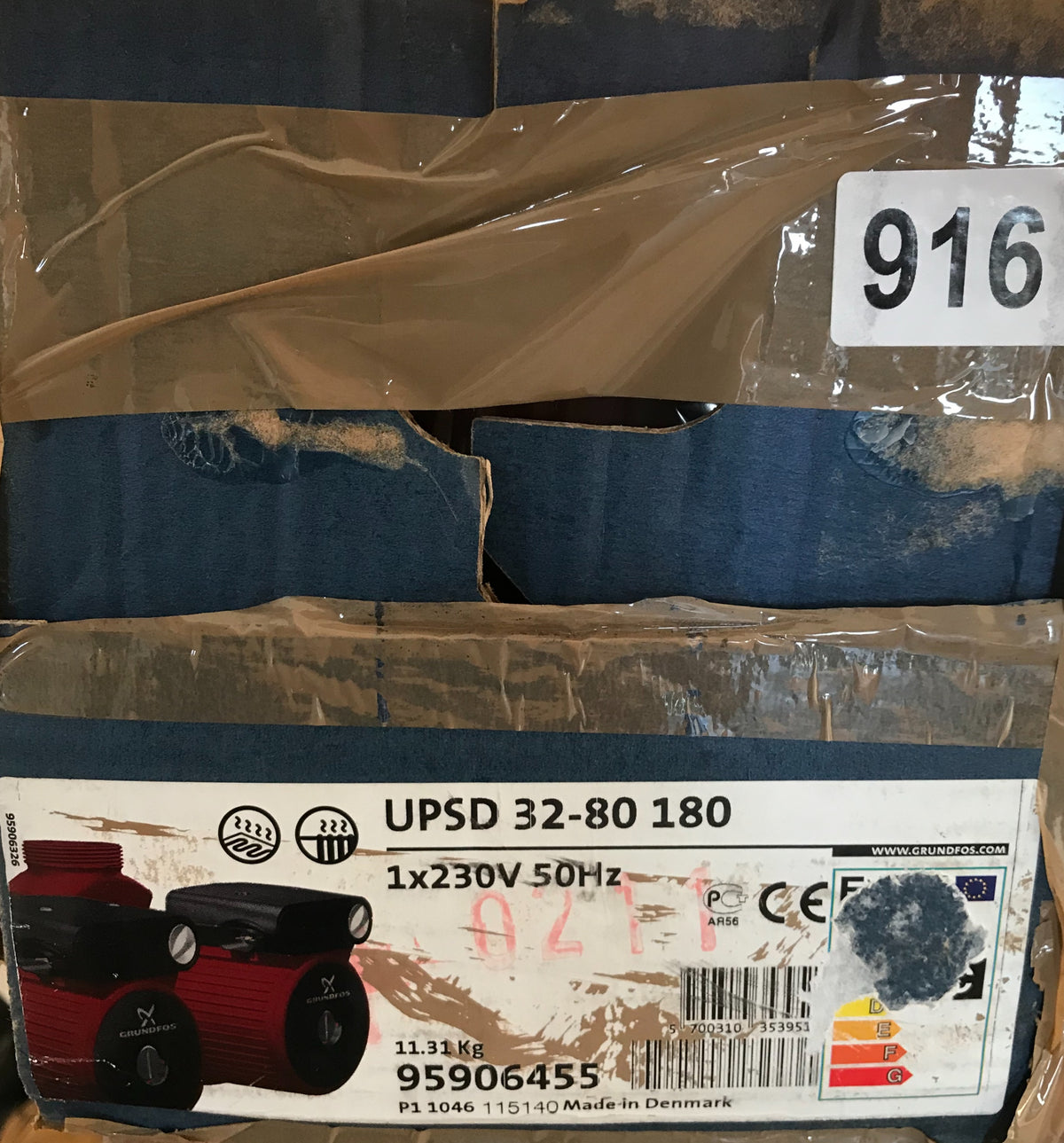 Grundfos UPSD 32-80 Commercial Circulator Pump 95906455 #916