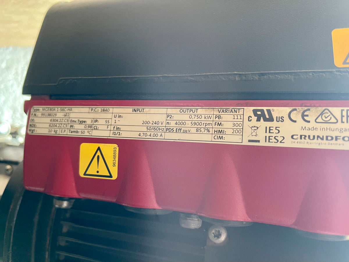 Grundfos TPE2D 32-200 Flanged Pump Heating Circulator 240v 98438559 #3367