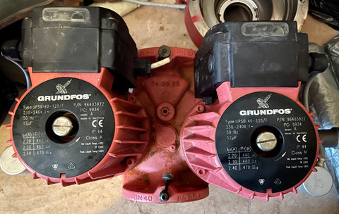 Grundfos UPSD 40-120 F Flanged Pump Heating Circulator 240v 96403922 #2757 Used