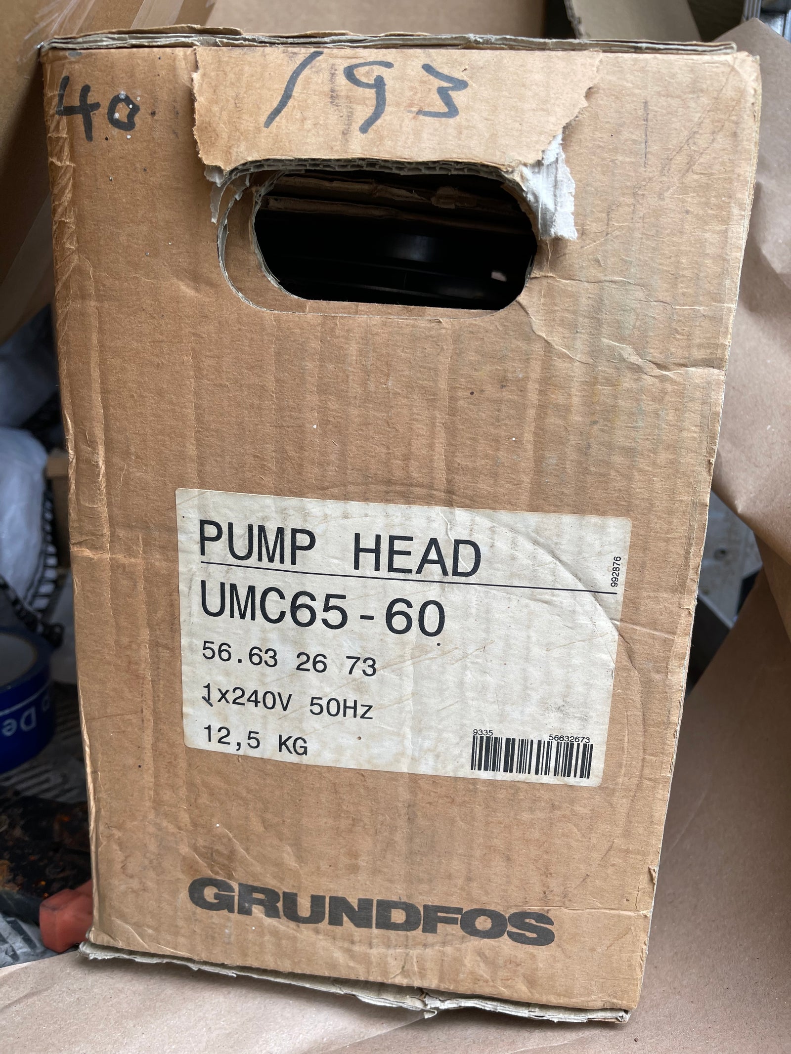 Grundfos Pump Head UMC UMCD 65-60 240v 56632673 (96406330) #2739