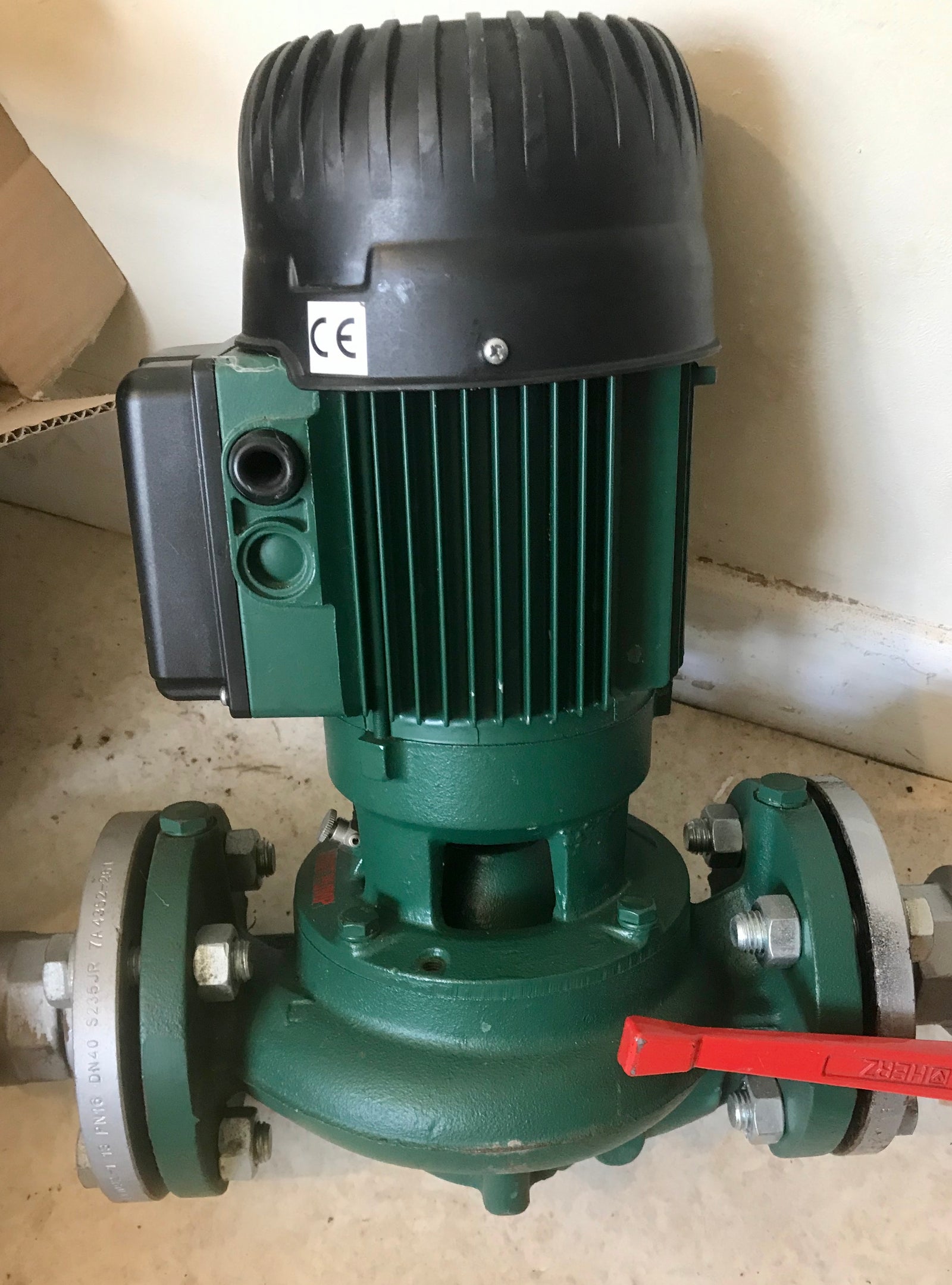 DAB KLP 40/600 T Flanged Circulator Pump 400v 250mm #2550 USED