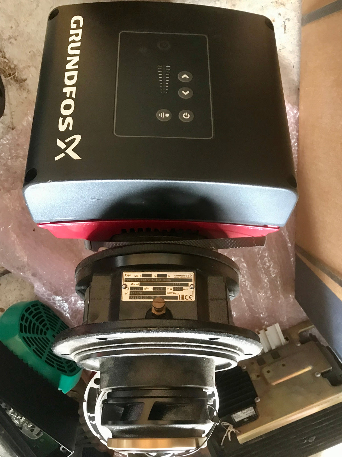 GRUNDFOS TPED 65-190/2 A F A BAQE REPLACEMENT HEAD 415v 98112656 #2413