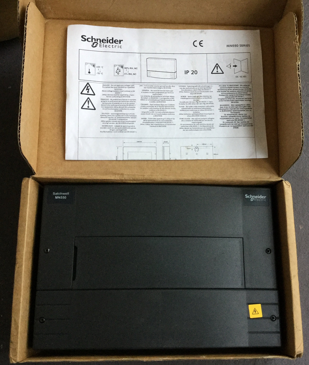 Schneider Satchwell MN-550 XCOM MicroNet 550 Dual NCP Controller Digital #1034
