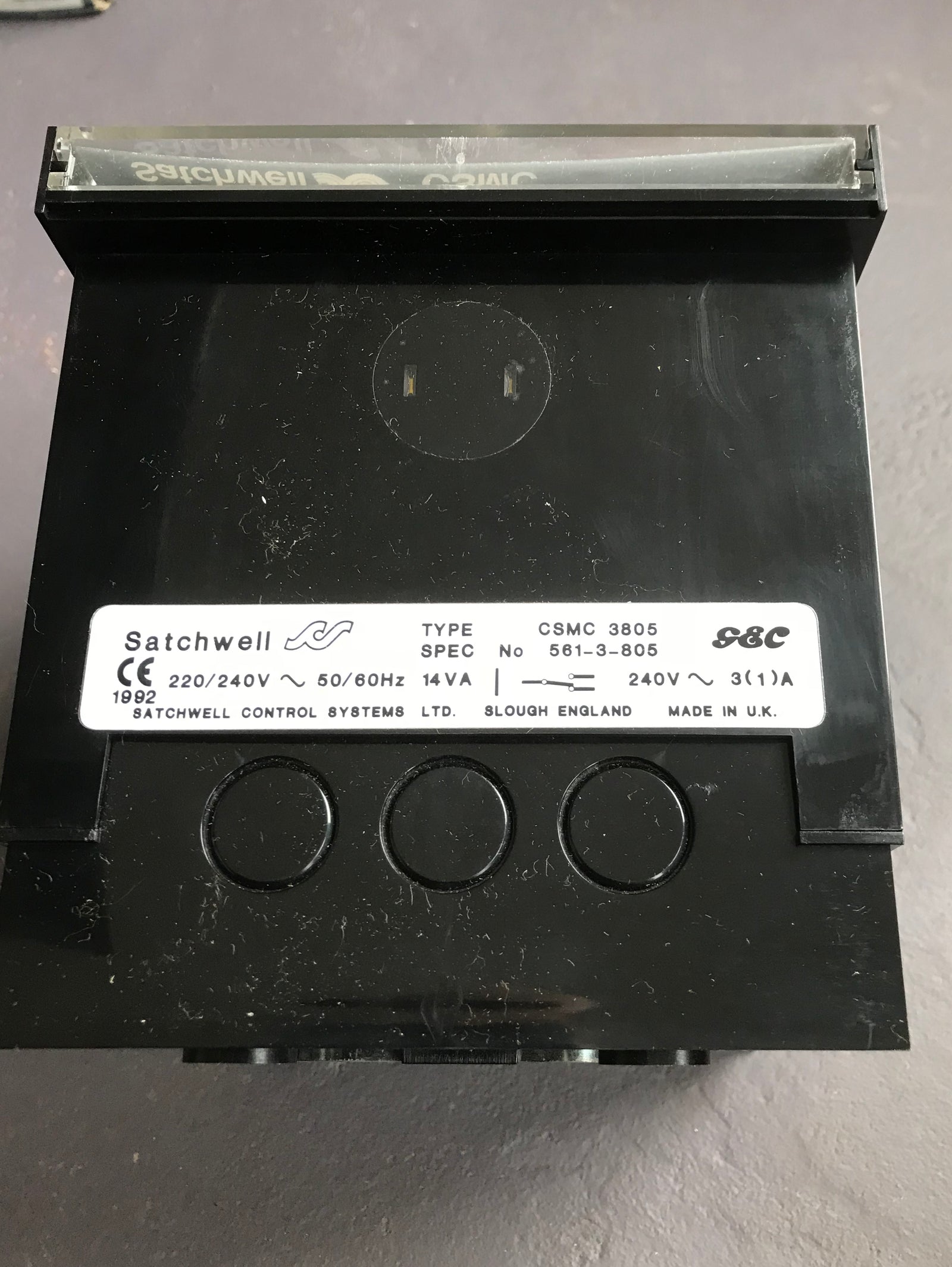 Schneider Satchwell CSMC 3805 Climatronic compensator Control panel #728