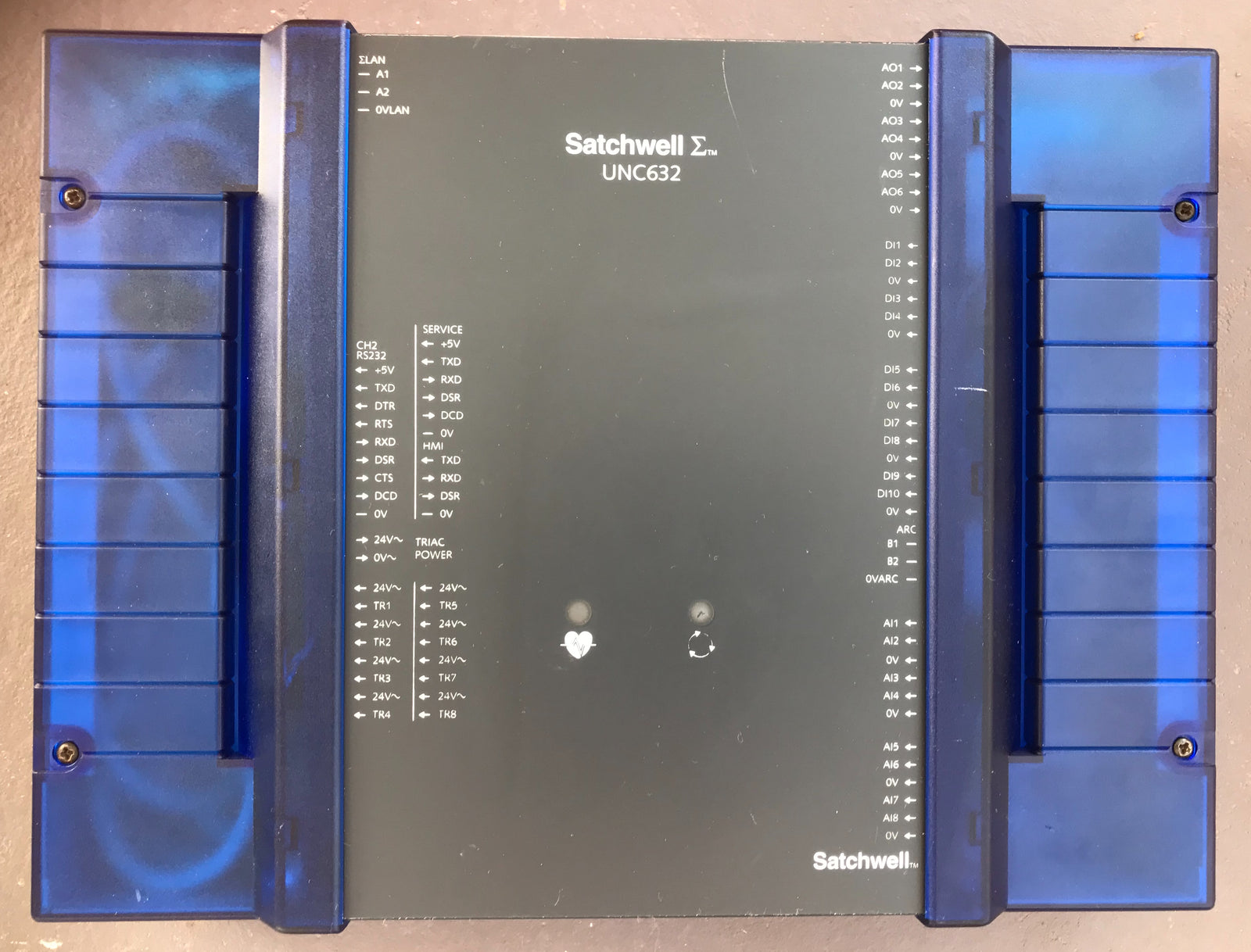 SATCHWELL SCHNEIDER UNC 632 E SIGMA HVAC UNIVERSAL NETWORK CONTROLLER #973