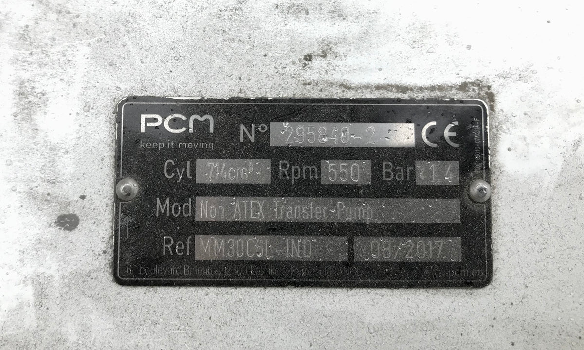 PCM MM30C6L Ecomoineau C Stainless steel Progressive Cavity Pump 3kw #2209
