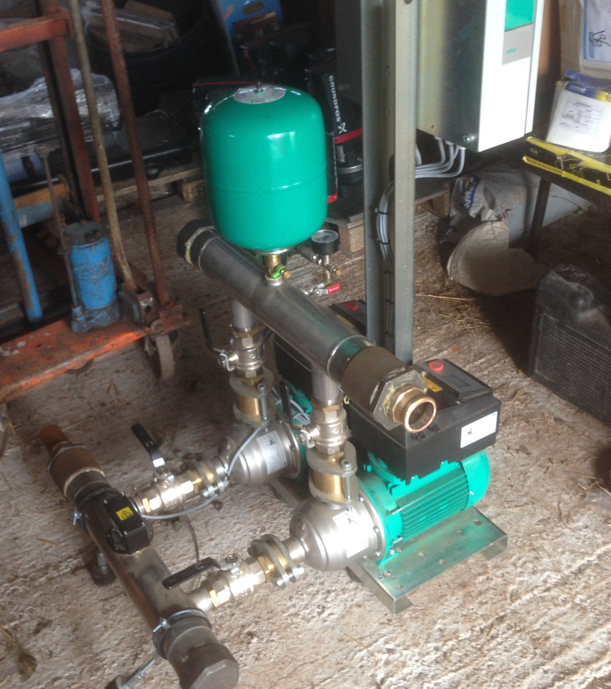 Wilo COR-2MHIE803-2G/VR-EB 4.4kw 5 bar Twin Pressure Booster pump Set 415v