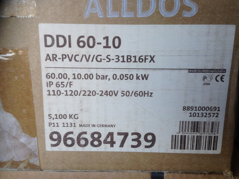 GRUNDFOS DDI 222 60-10 AR PVC Digital Dosing Pump 96684739 #2470